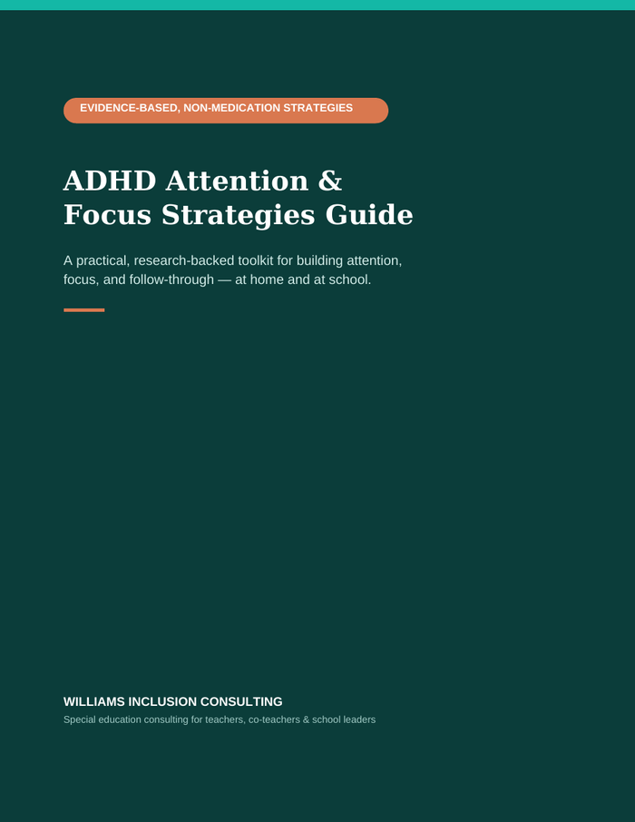 Cover of the ADHD Attention & Focus Strategies Guide