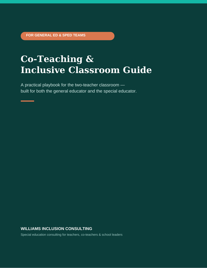 Cover of the Co-Teaching & Inclusive Classroom Guide